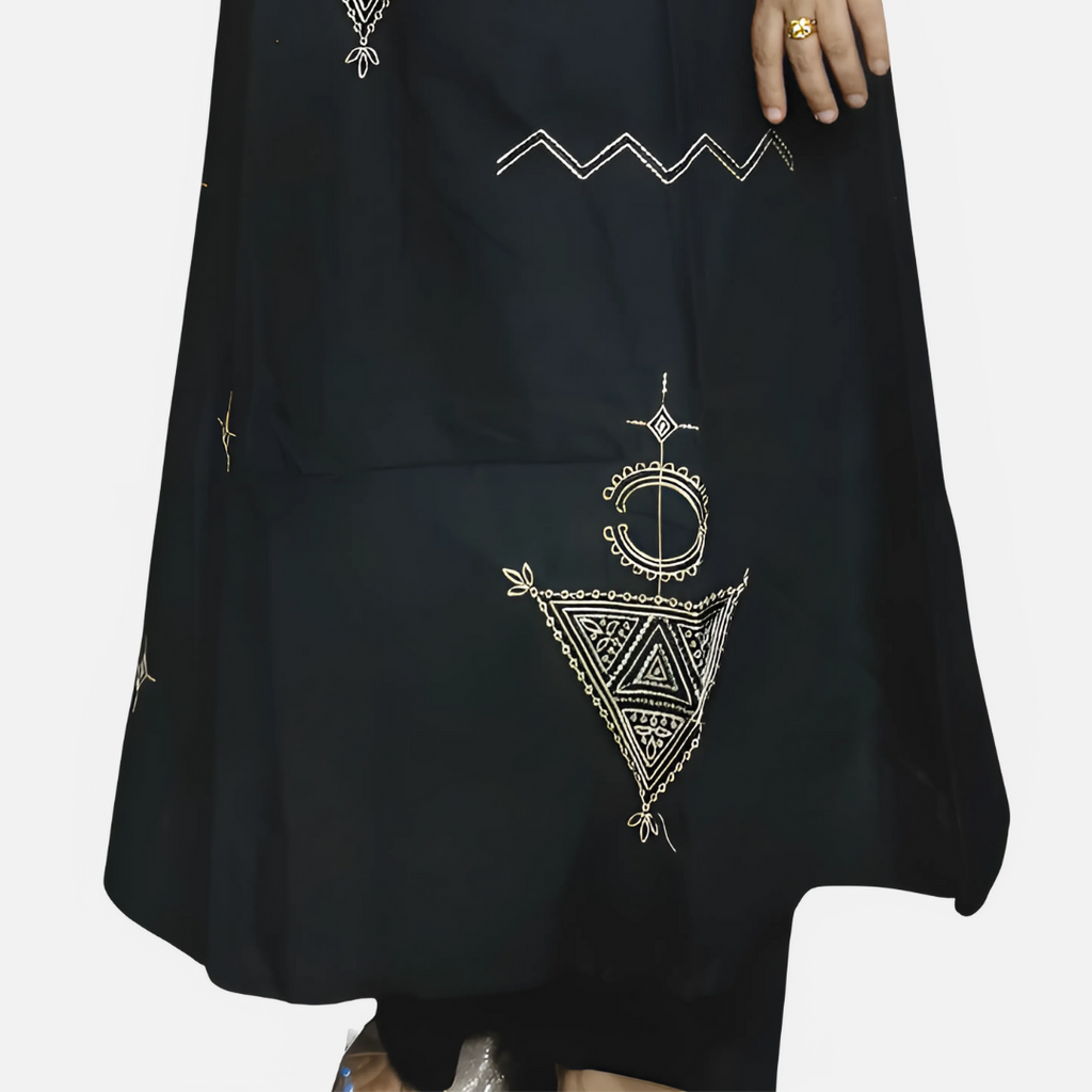 Handcrafted Cotton Long Kurti Set